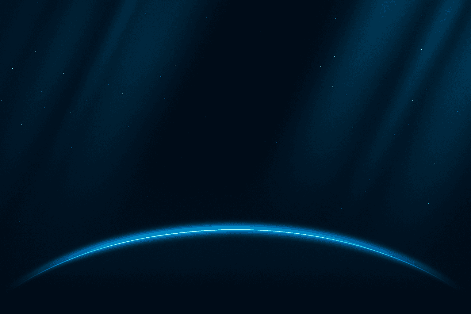 Fundo espacial em ciano da Ateliux